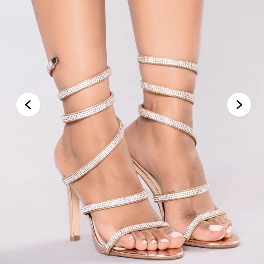 Rose Gold Heels‎ - Womens Size 9